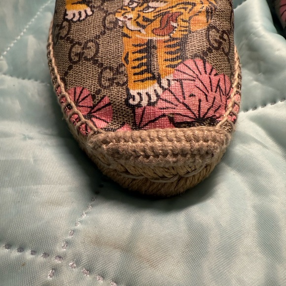 Gucci Women's Espadrille Loafers - Pink and Brown - Picture 9 of 16